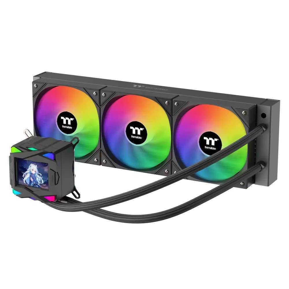 THERMALTAKE LCD SCREEN 360MM ALL-IN-ONE LIQUID CPU  COOLER