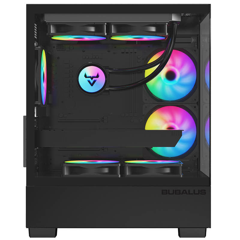 FT2000M MATX FISHTANK BLACK PC CASE