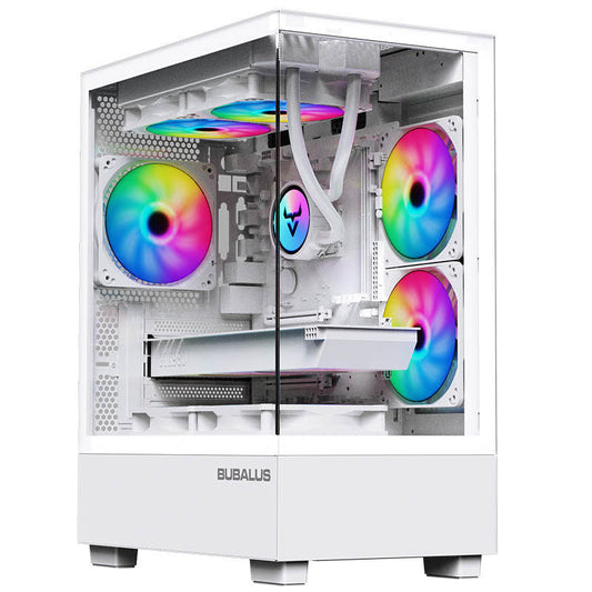 FT2000M MATX FISHTANK WHITE PC CASE