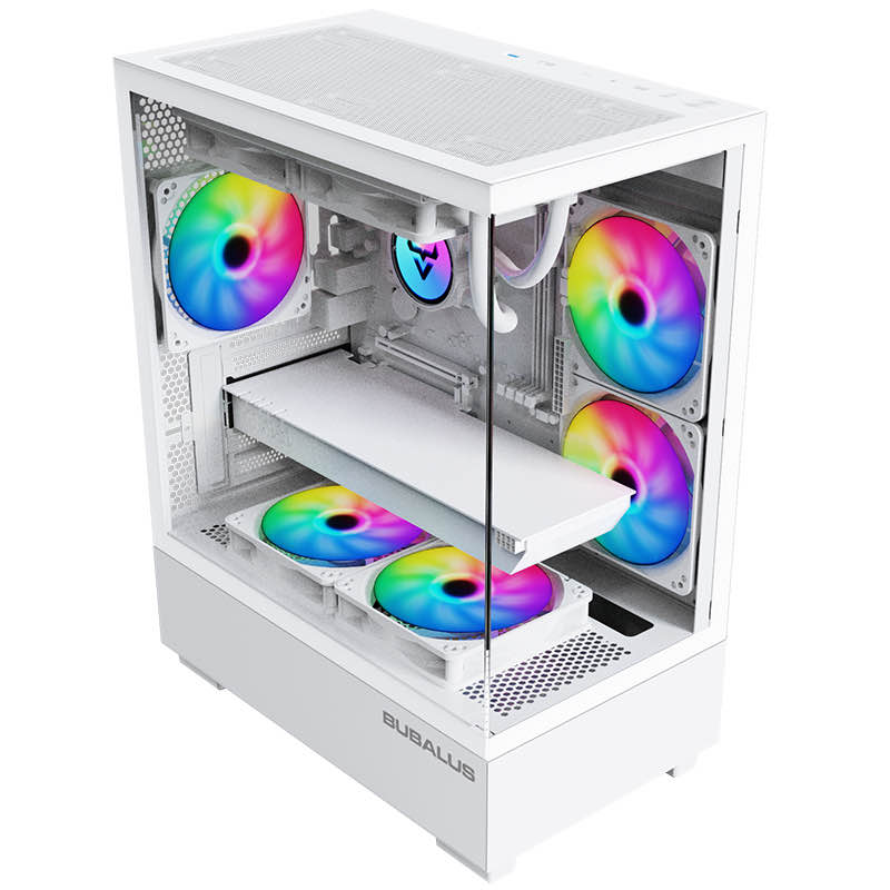 FT2000M MATX FISHTANK WHITE PC CASE